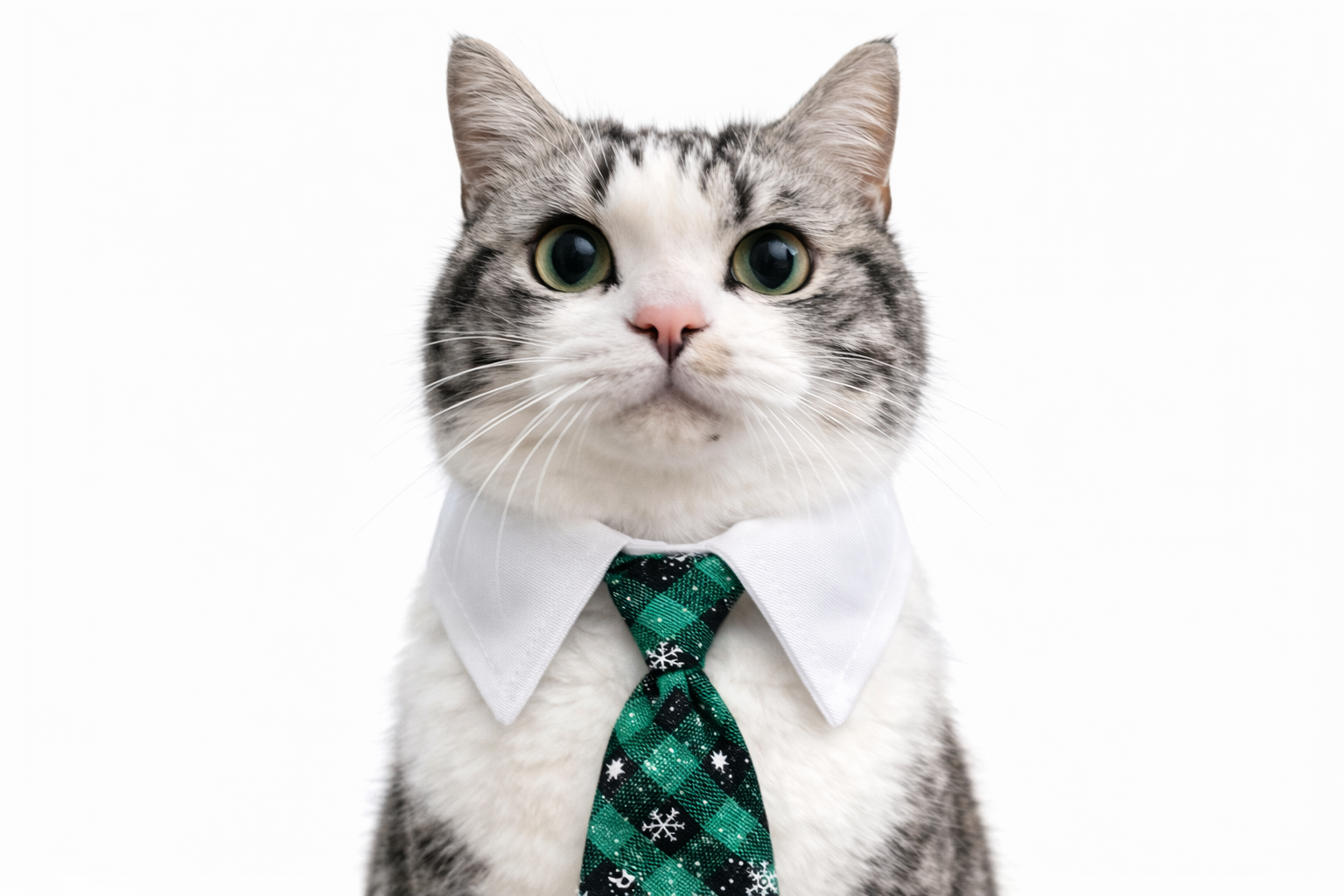 MCJPETS Gentleman's Tie Collar - British Style Neckwear for Cats and Dogs